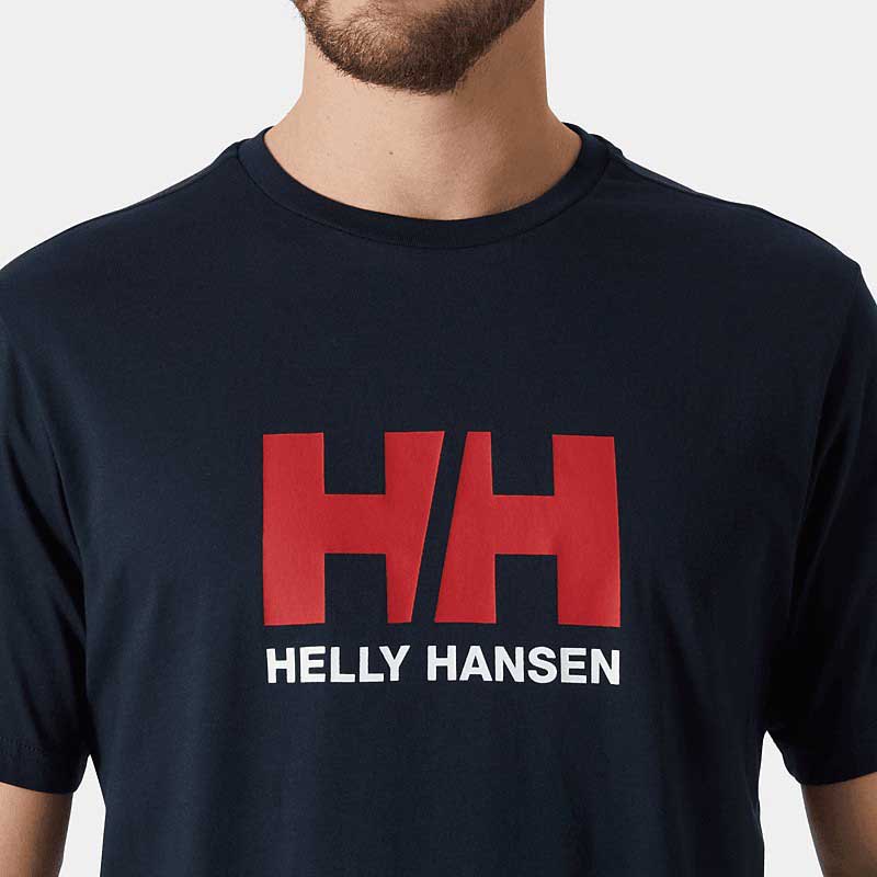 Купить Helly hansen 30396_597-S Футболка с коротким рукавом Logo 2.0 Navy S 7ft.ru в интернет магазине Семь Футов