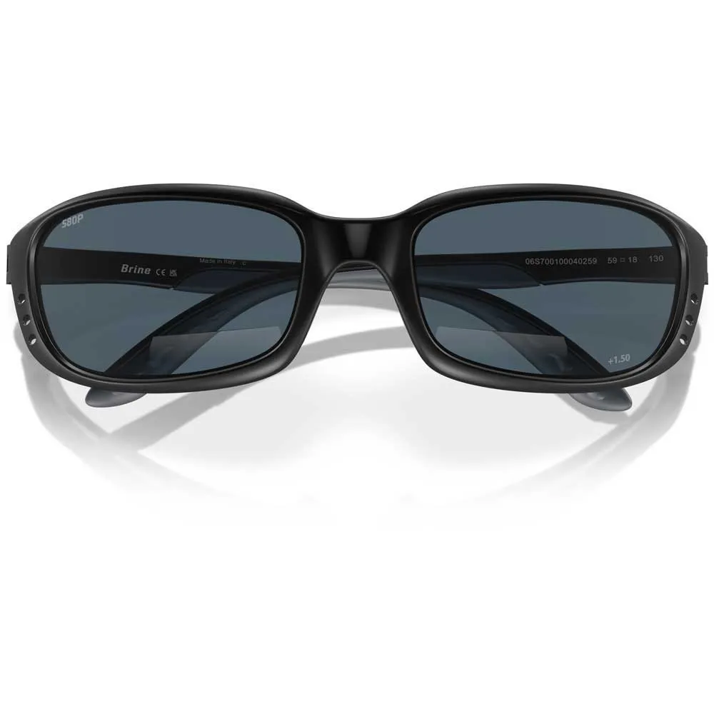 Купить Costa 06S7001-00040259 Brine Readers Поляризованные Очки 11 Matte Black 4 Gray 580P C-Mate 1.50/CAT3 7ft.ru в интернет магазине Семь Футов