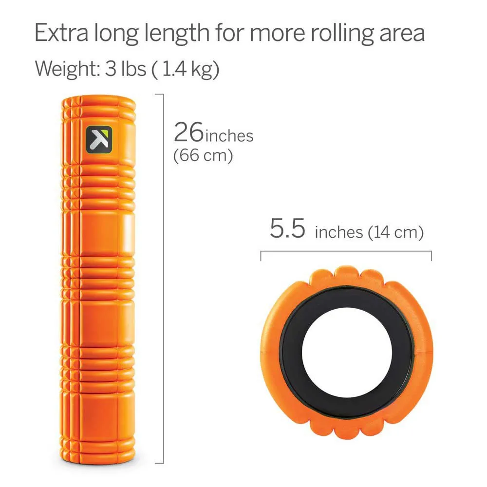 Купить Triggerpoint 350228-thegrid2.0-26´-orange массажный ролик The Grid 2.0 66x14x14 66 cm 7ft.ru в интернет магазине Семь Футов