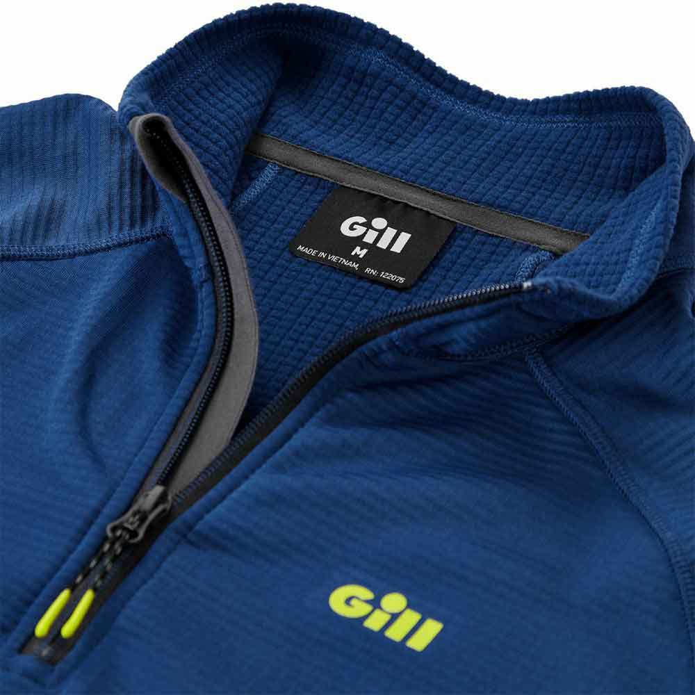 Купить Gill 1081-BLU42-S Толстовка Толстовка OS Thermal Zip Neck Голубой Atlantic Blue S 7ft.ru в интернет магазине Семь Футов