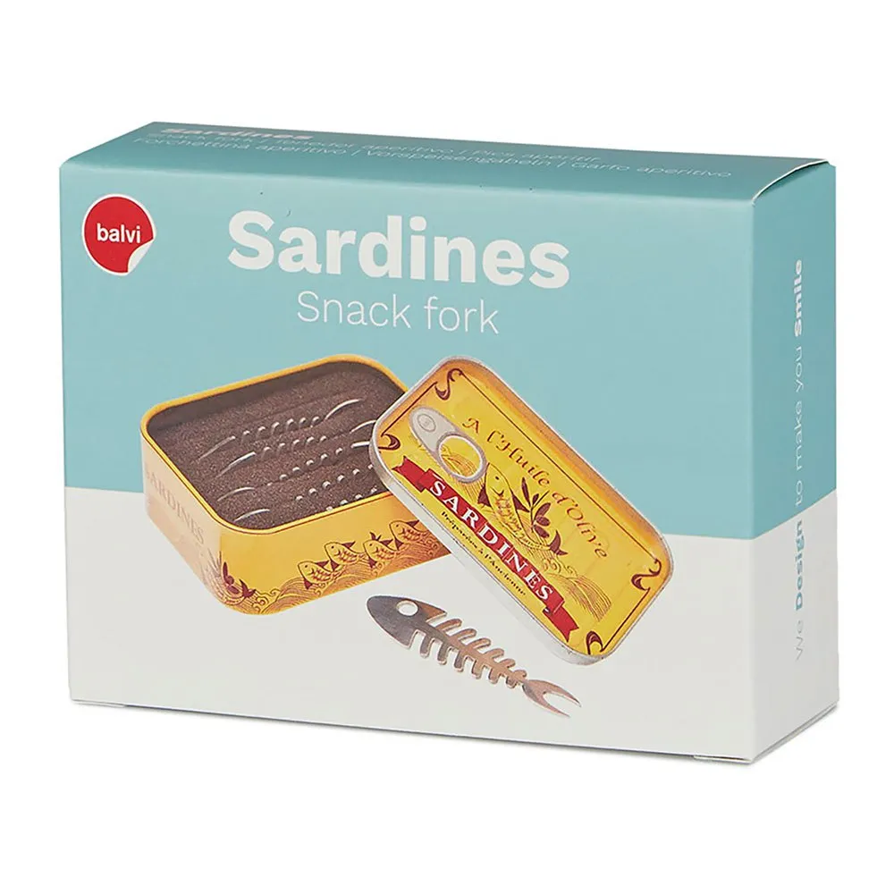 Купить Balvi 25187-unit Вилка для сардин 6 Единицы Yellow 20x15x10 7ft.ru в интернет магазине Семь Футов