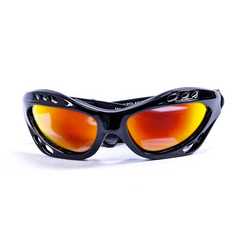 Купить Ocean sunglasses 15001.1 поляризованные солнцезащитные очки Cumbuco Shiny Black Revo 7ft.ru в интернет магазине Семь Футов