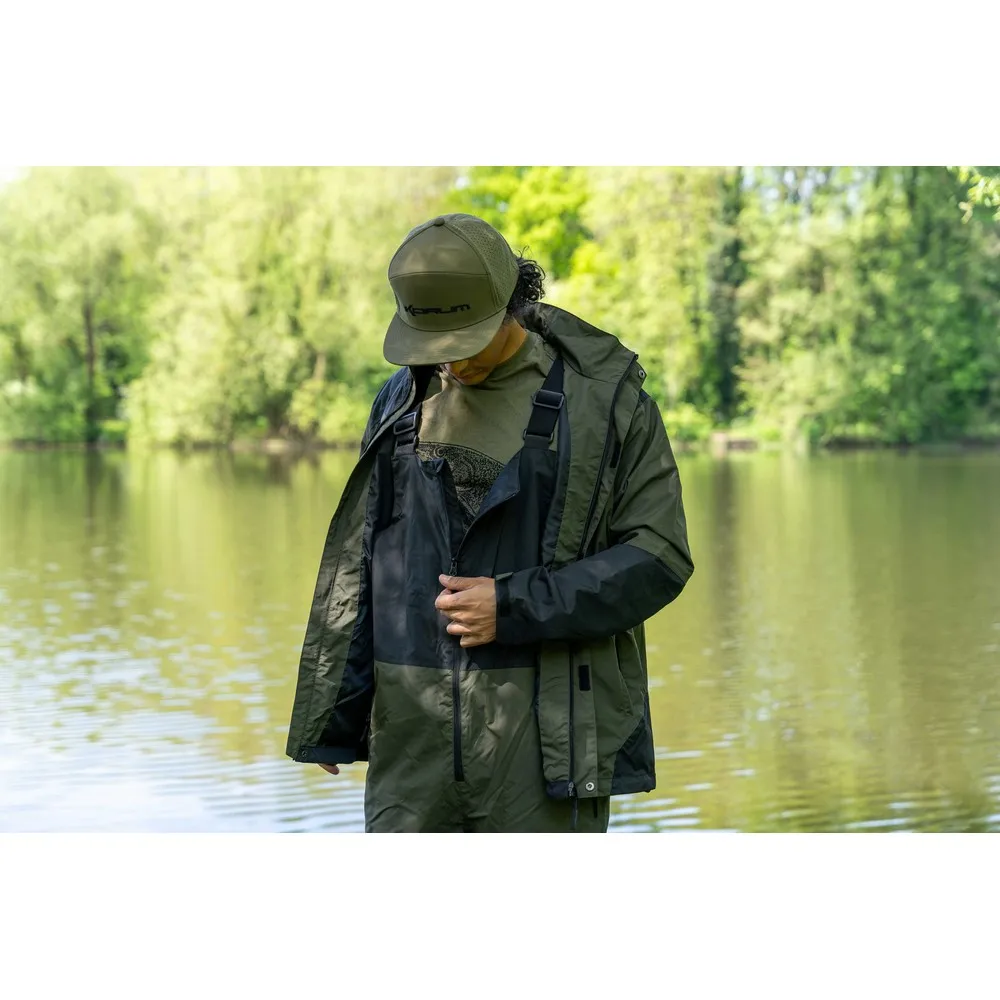 Купить Korum K0350137 Костюм Neoteric 5X5 Waterproof  Green 4XL 7ft.ru в интернет магазине Семь Футов