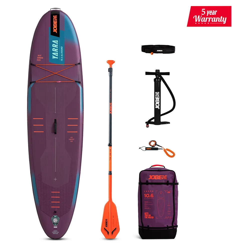 Купить Jobe 486425008-pcs Надувной комплект для падлбординга Aero yarra 10.6 Purple 103x53x50 320 cm 7ft.ru в интернет магазине Семь Футов