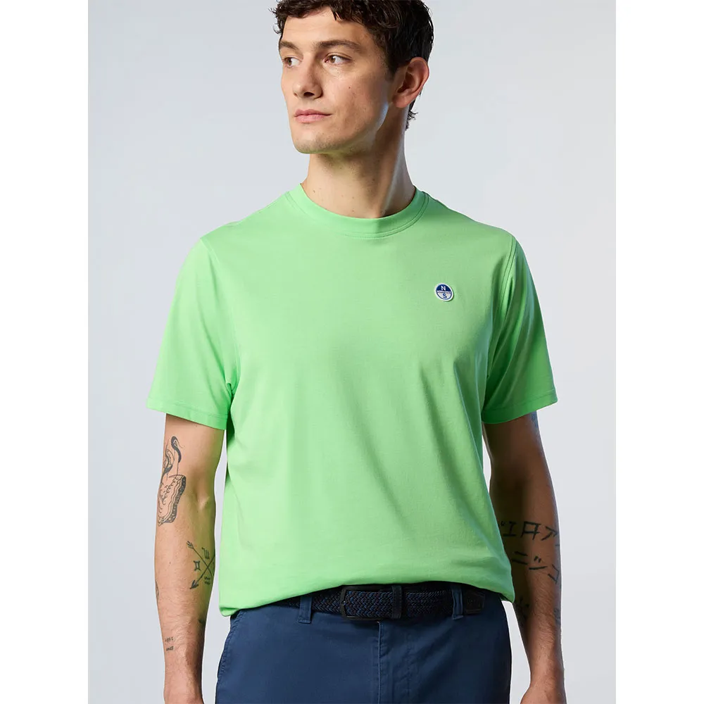 Купить North sails 692970-0425-S Футболка с коротким рукавом Basic Bollo Зеленый Summer Green S 7ft.ru в интернет магазине Семь Футов