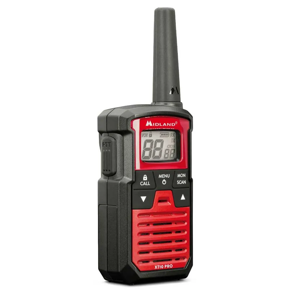 Купить Midland C1459 рации XT10 PRO Красный  Red 7ft.ru в интернет магазине Семь Футов