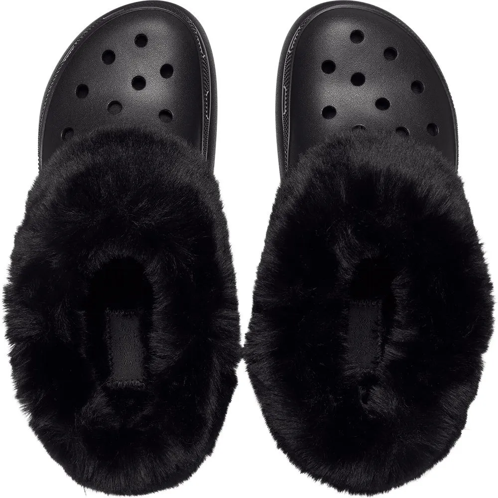 Купить Crocs 208446-00-m3/w5 Деревянные башмаки Furever Crush Black 35x25x15 EU 34 7ft.ru в интернет магазине Семь Футов