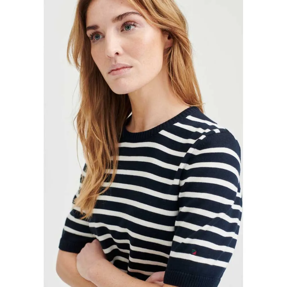 Купить Redgreen 171612107-168-xxl Футболка с коротким рукавом Aimee Navy Stripe 30x25x2 2XL 7ft.ru в интернет магазине Семь Футов