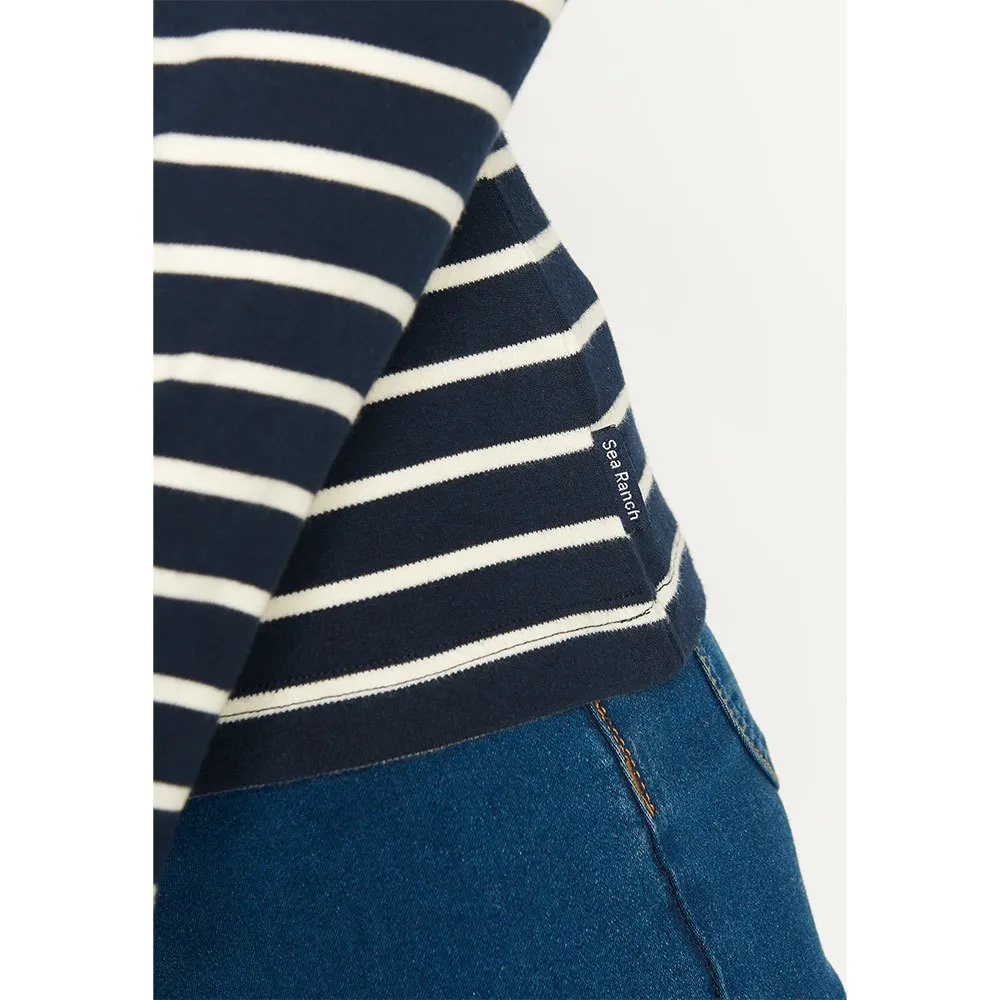 Купить Sea ranch 12-6-213-4017-3xl Футболка с длинным рукавом Antibes Sr Navy / Ecru 30x25x2 7ft.ru в интернет магазине Семь Футов