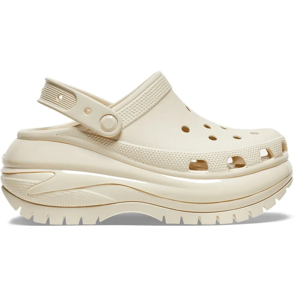 Купить Crocs 207988-2y2-m13 Деревянные башмаки Classic Mega Crush Bone 35x25x15 EU 48 7ft.ru в интернет магазине Семь Футов