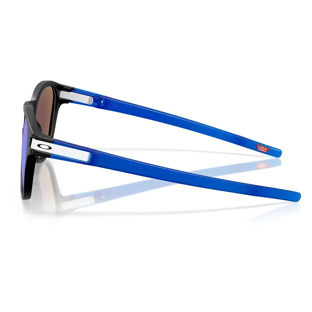 Купить Oakley OO9265-7053-53 Солнцезащитные очки Latch Бесцветный Matte Black Prizm Sapphire/CAT3 7ft.ru в интернет магазине Семь Футов