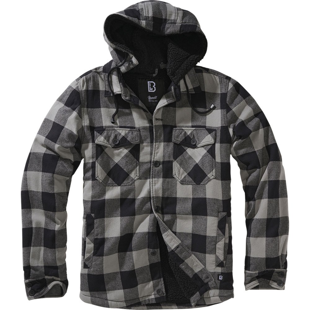 Купить Brandit 3172-221-3XL Куртка Lumberjack Черный  Black / Charcoal 3XL 7ft.ru в интернет магазине Семь Футов