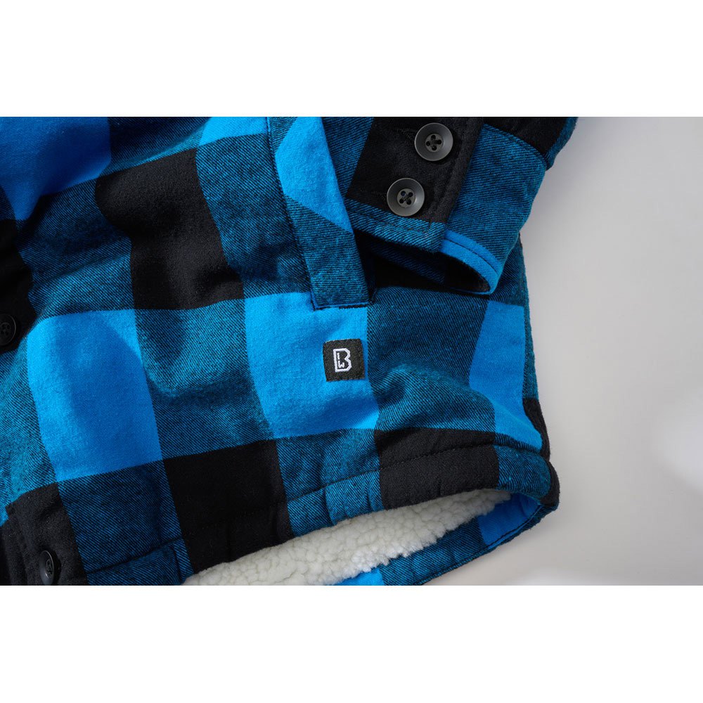 Купить Brandit 3172-183-XXL Куртка Lumberjack Голубой  Black / Blue 2XL 7ft.ru в интернет магазине Семь Футов