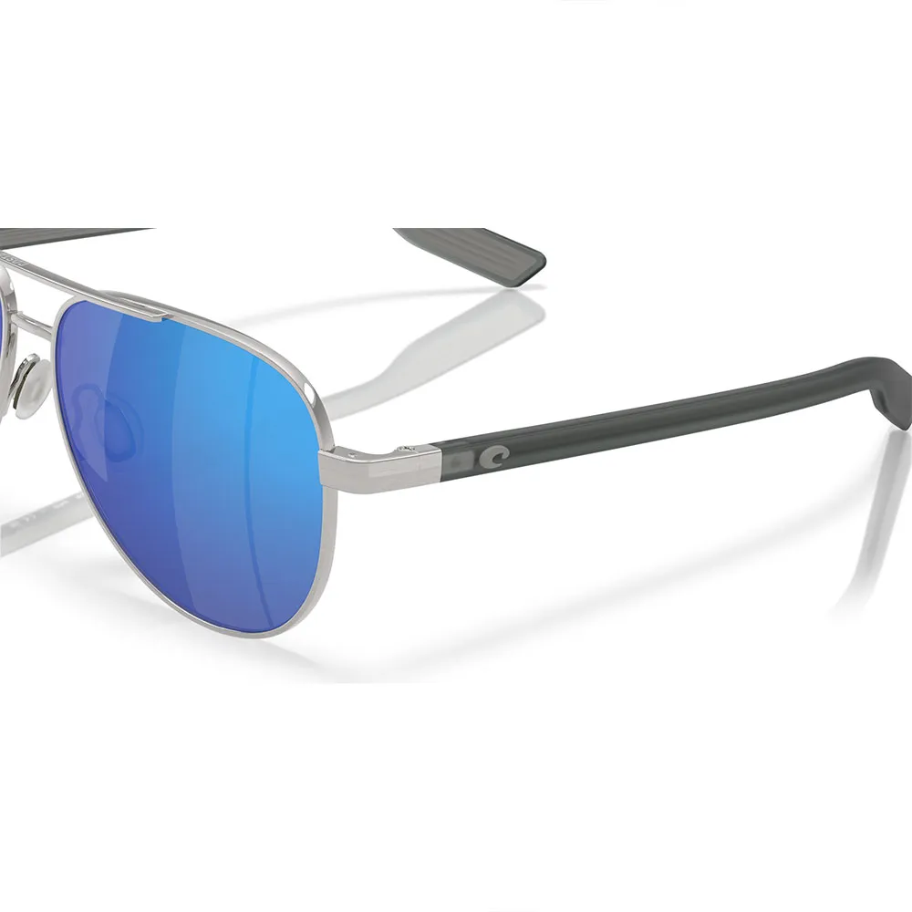 Купить Costa 06S4002-40022957 поляризованные солнцезащитные очки Peli Brushed Silver Blue Mirror 580G/CAT3 7ft.ru в интернет магазине Семь Футов