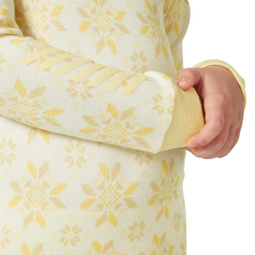 Купить Helly hansen 40525_367-104 Набор базовых слоев Graphic Lifa Merino Yellow Cream 60x40x40 3-4 Years 7ft.ru в интернет магазине Семь Футов