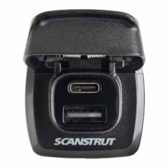Купить Scanstrut SC-USB-F1 1xUSB-A&1xUSB-C 12/24V Двойной USB-штекер Flip Pro с быстрой зарядкой Black 7ft.ru в интернет магазине Семь Футов
