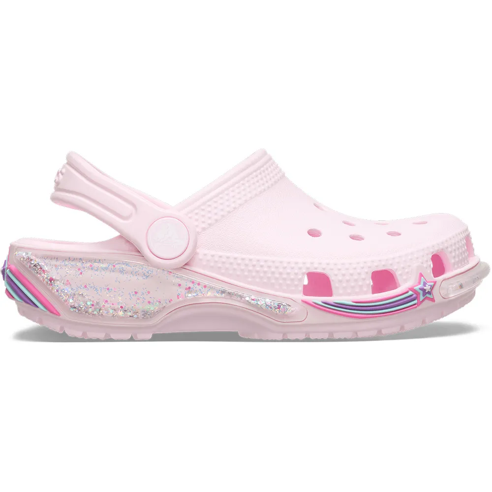 Купить Crocs 211609-6zw-c13 Деревянные башмаки Classic Star Sprkl Shkr Pink Milk 35x25x15 EU 30 7ft.ru в интернет магазине Семь Футов