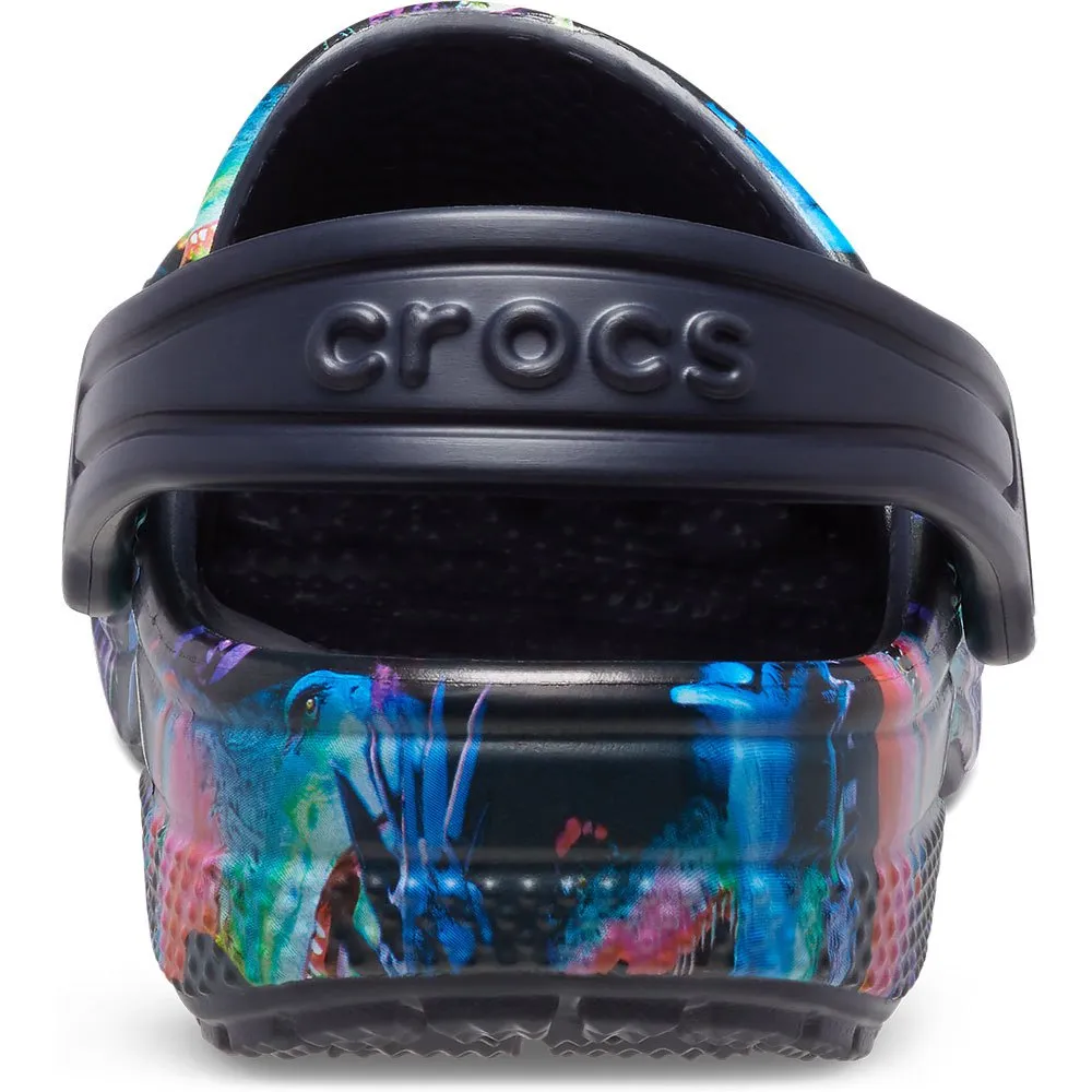 Купить Crocs 208303-4lf-c10 Деревянные башмаки Classic Dino Deep Navy / Multi 35x25x15 EU 27 7ft.ru в интернет магазине Семь Футов