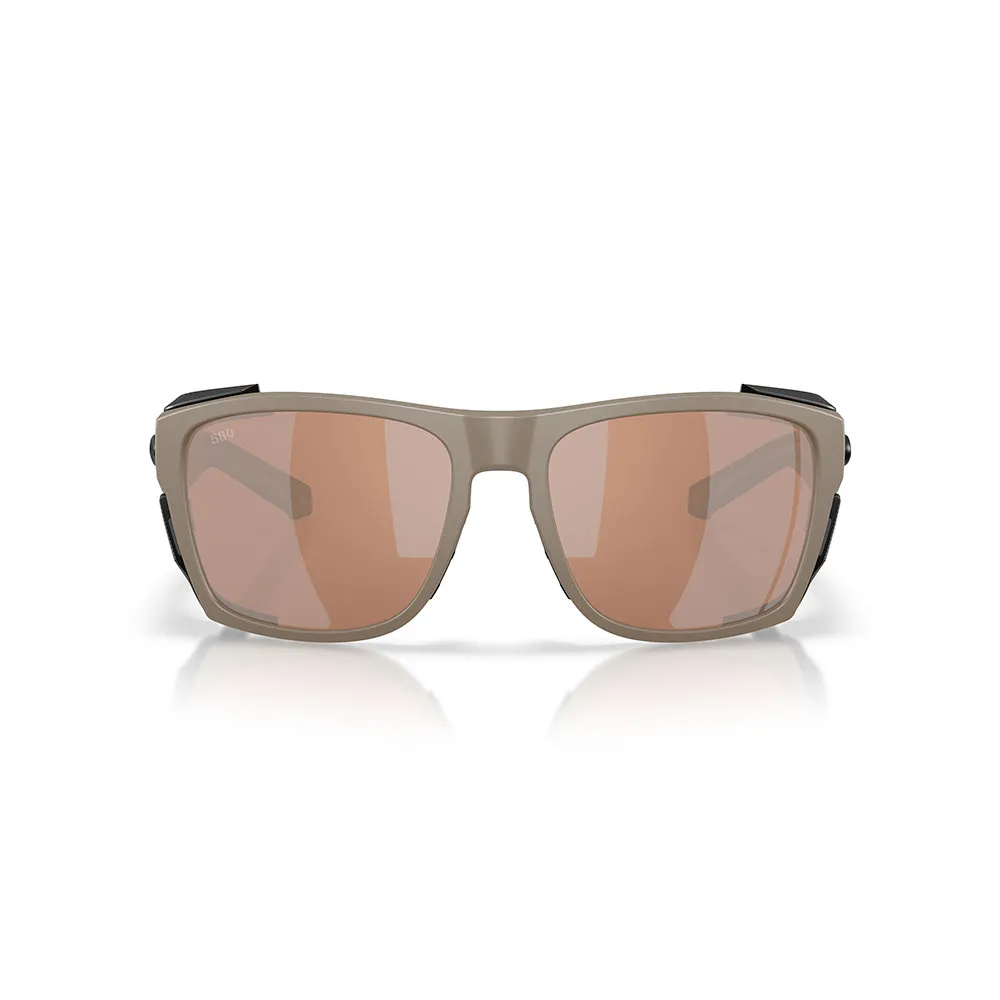 Купить Costa 06s9112-91120958 поляризованные солнцезащитные очки King tide 6 Matte Sand 20x10x10 Copper Silver Mirror 580G/CAT3 7ft.ru в интернет магазине Семь Футов