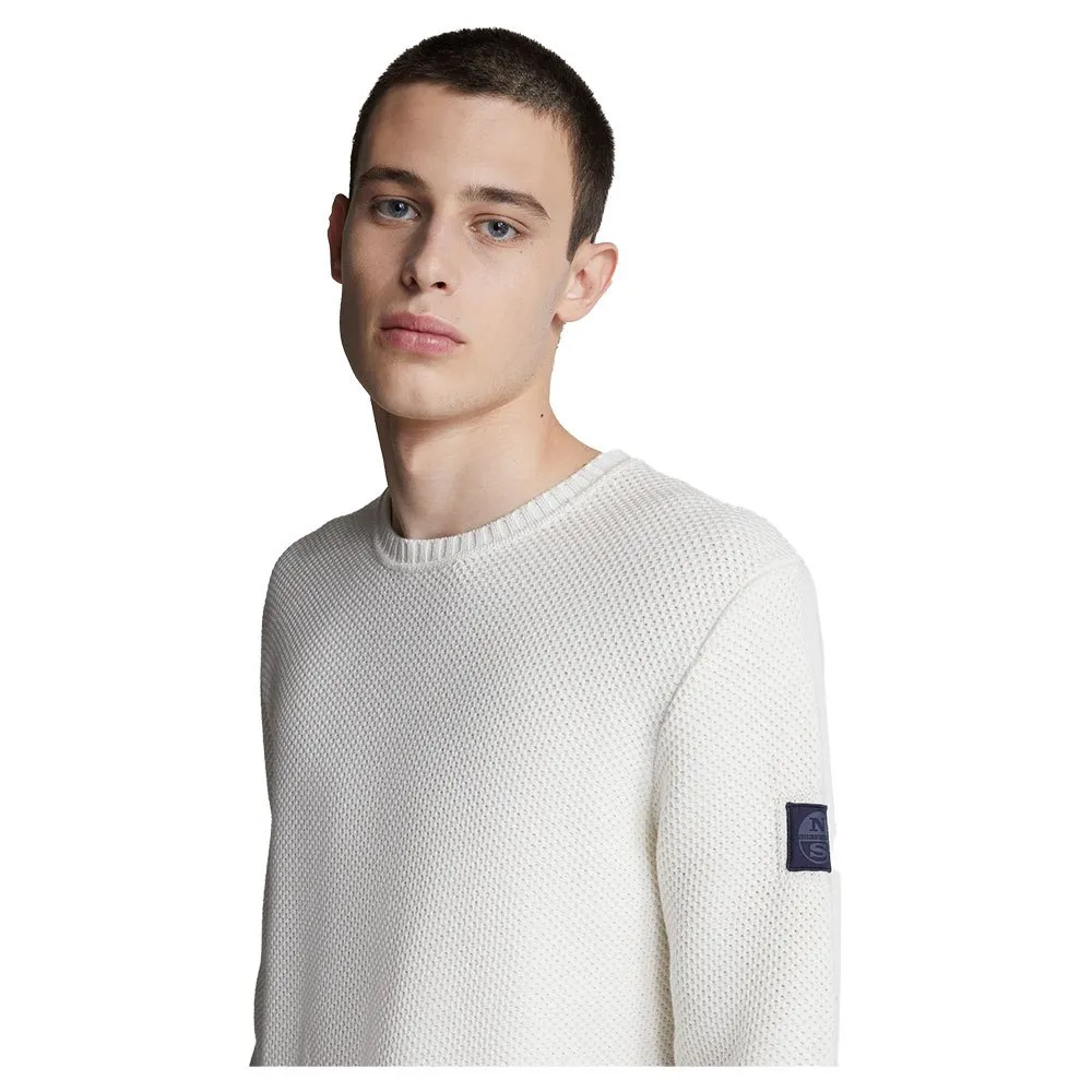 Купить North sails 699444-0105-XXL Свитер Свитер Cotton Wool Белая Marshmallow 2XL 7ft.ru в интернет магазине Семь Футов