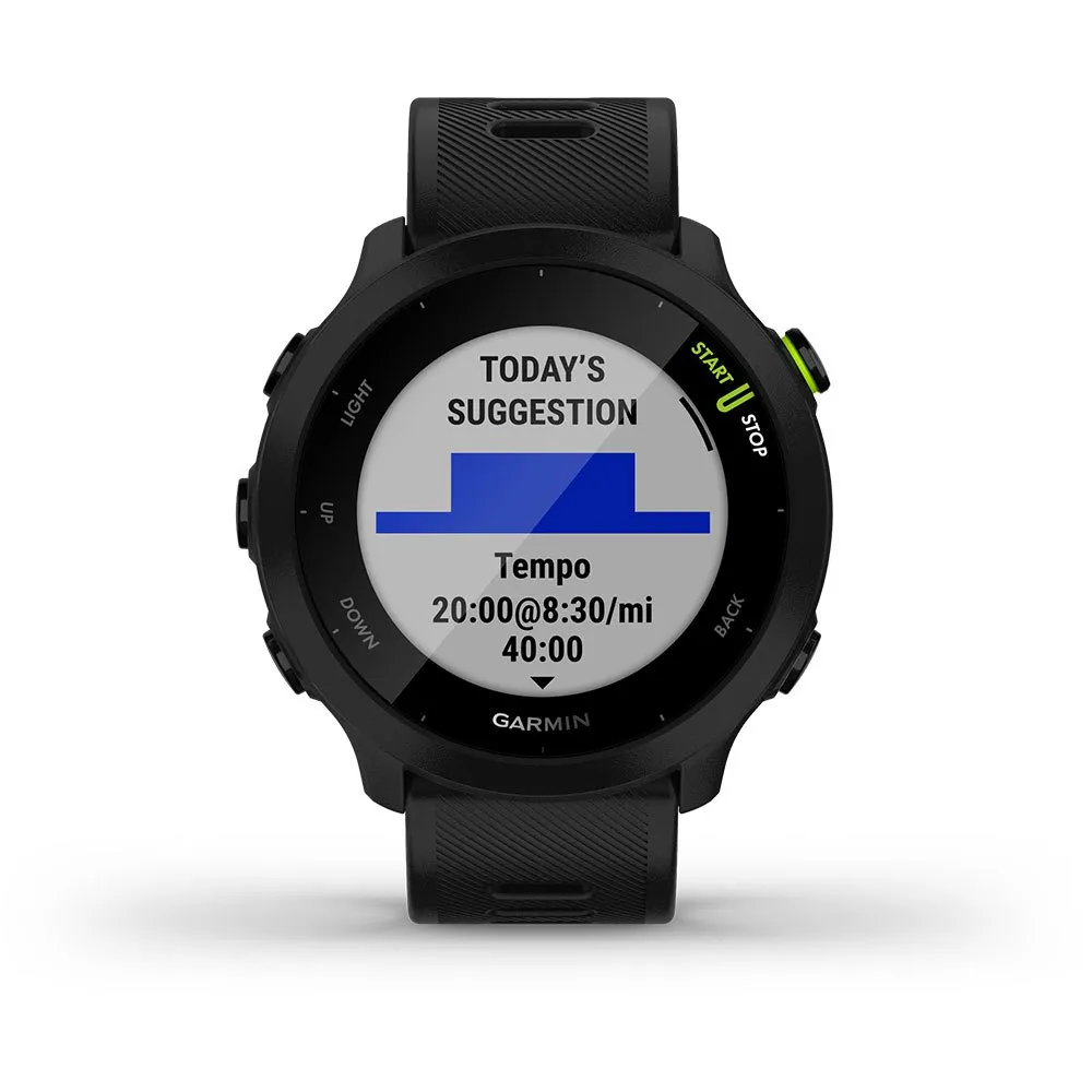 Купить Garmin R-13249685-010-02562-10 Reloj Forerunner 55 reacondicionado Черный  Black 7ft.ru в интернет магазине Семь Футов