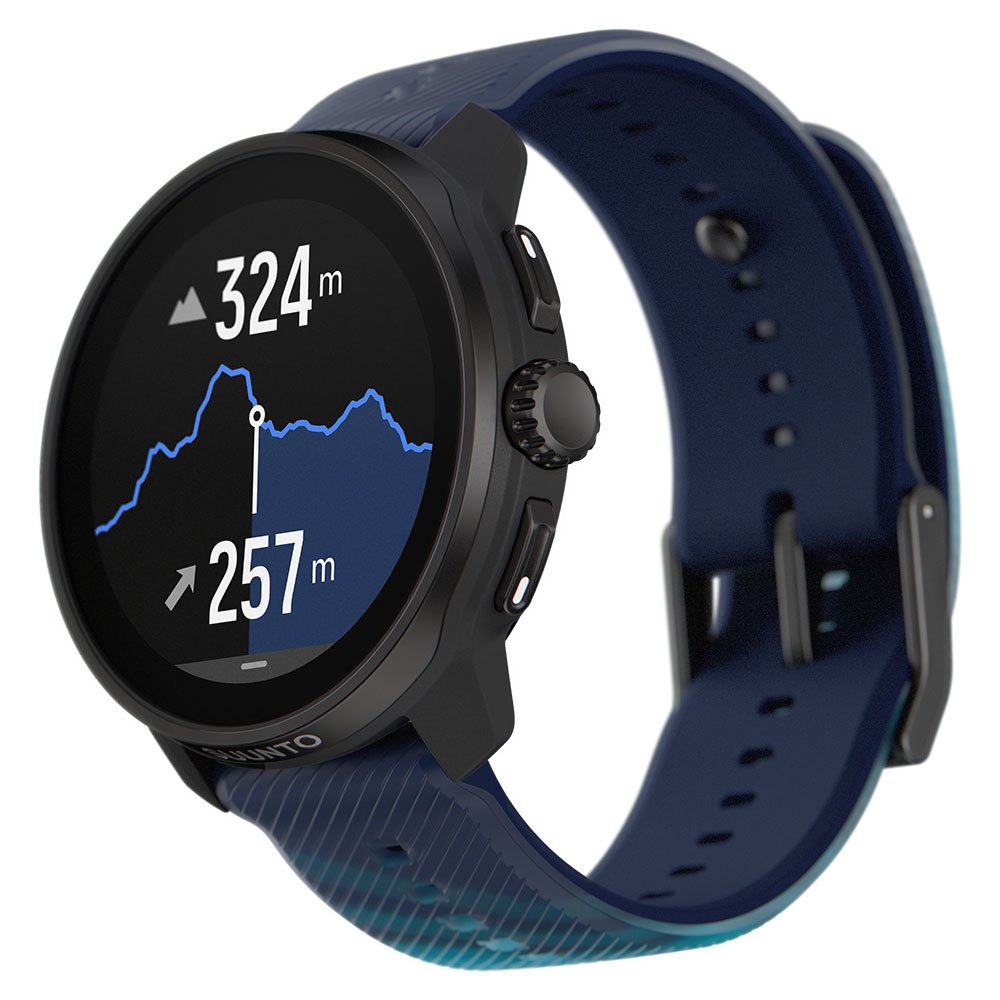 Купить Suunto SS051034000 Часы Race S UTMB World Series Голубой  All Black / Navy Blue 7ft.ru в интернет магазине Семь Футов