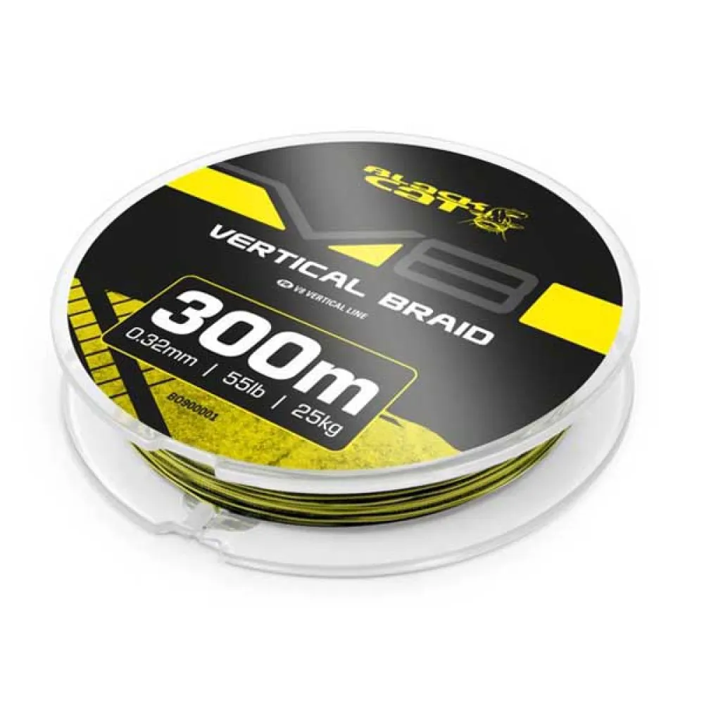 Купить Black cat bo900002 Плетёная леска V8 300 m Green / Yellow 15x10x5 0.410 mm 7ft.ru в интернет магазине Семь Футов