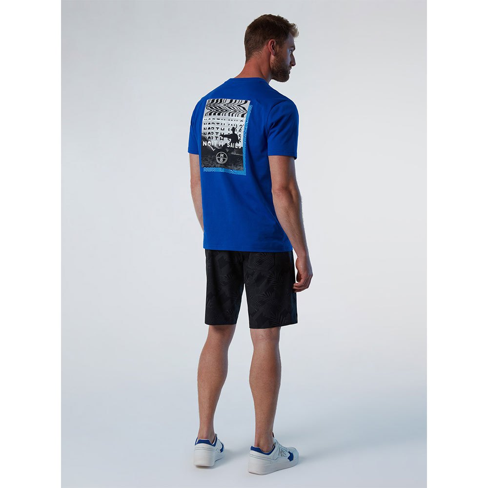Купить North sails 693002-0831-XXL Футболка с коротким рукавом Comfort Fit Голубой Surf Blue 2XL 7ft.ru в интернет магазине Семь Футов