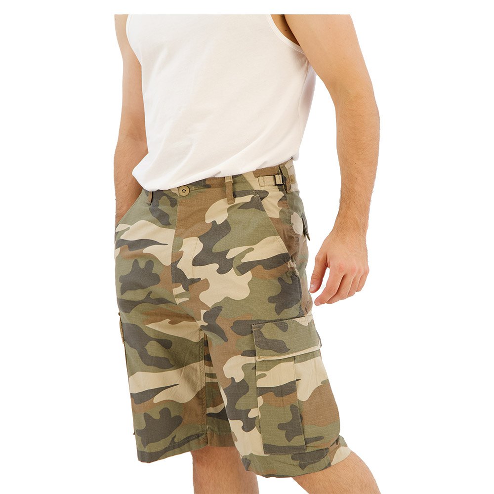 Купить Brandit 2019-107-6XL Шорты BDU Ripstop Коричневый  Light Woodland 6XL 7ft.ru в интернет магазине Семь Футов