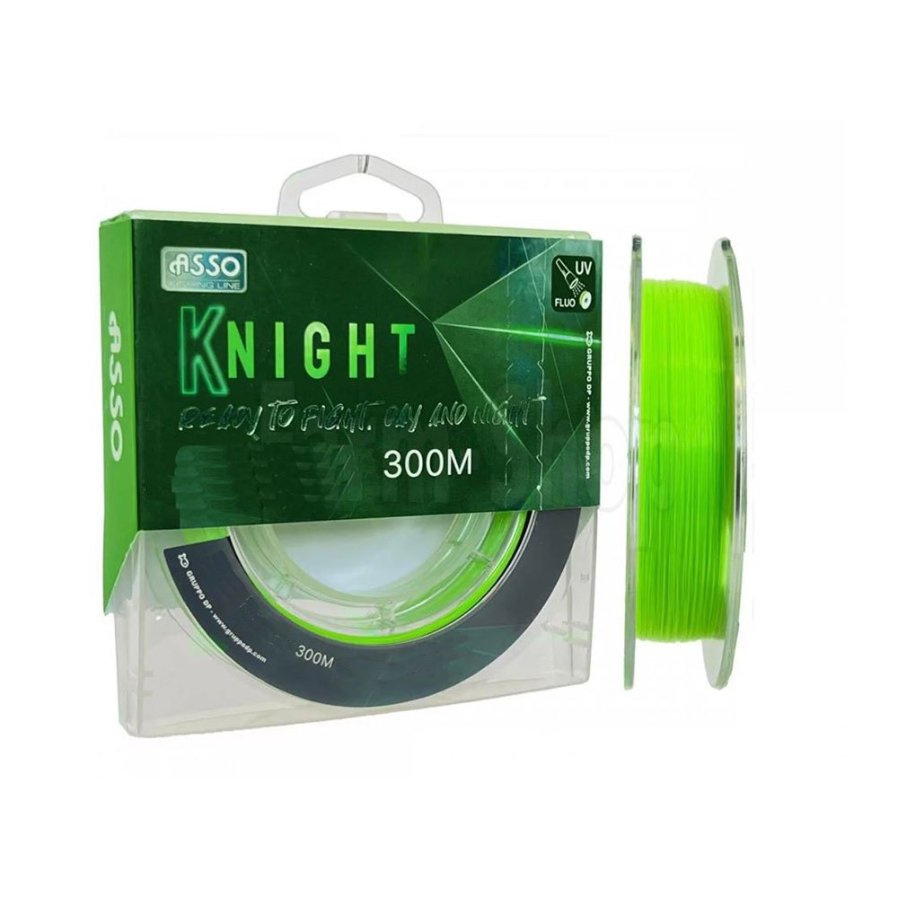 Купить ASSO 8050880011643 Knight 300 m Монофиламент  Fluor 0.148 mm 7ft.ru в интернет магазине Семь Футов