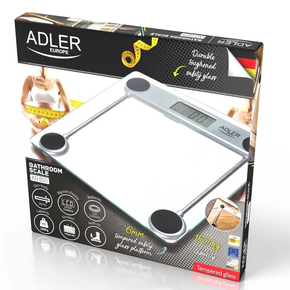 Купить Adler ad 8121 Весы  White 35x31x10 7ft.ru в интернет магазине Семь Футов