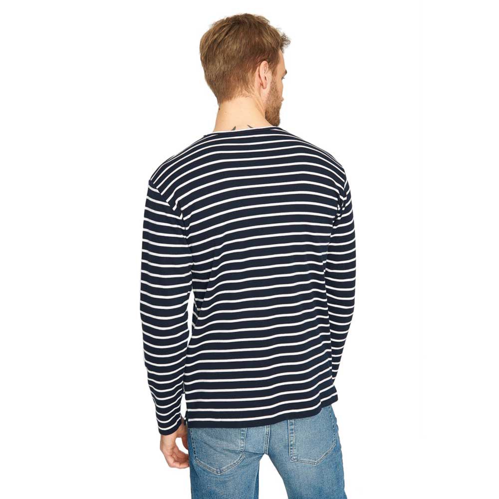 Купить Sea ranch 11-7-305-4017-XXL Футболка с длинным рукавом Grenaa Голубой Sr Navy / Ecru 2XL 7ft.ru в интернет магазине Семь Футов