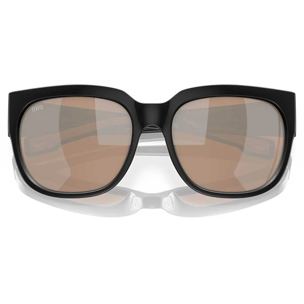 Купить Costa 06s9004-90040958 поляризованные солнцезащитные очки Waterwoman 2 Matte Black 25x12x10 Copper Silver Mirror 580G/CAT2 7ft.ru в интернет магазине Семь Футов