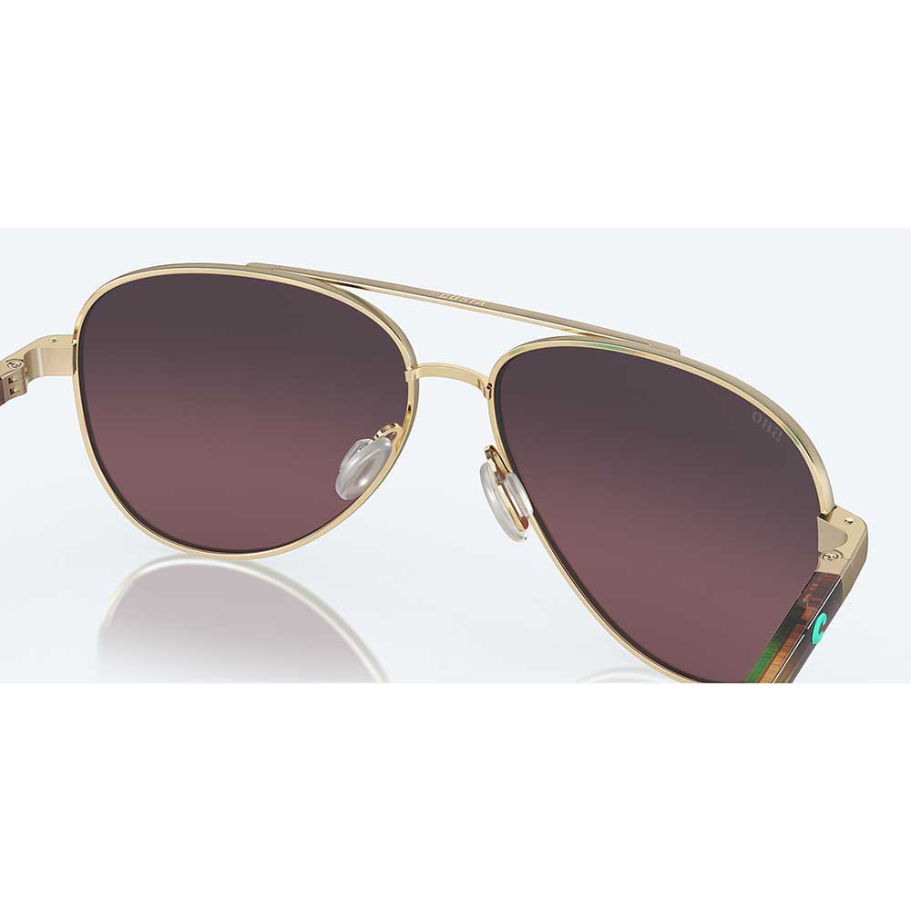 Купить Costa 06S4002-40020257 Зеркальные поляризованные солнцезащитные очки Peli Brushed Gold Green Mirror 580P/CAT2 7ft.ru в интернет магазине Семь Футов