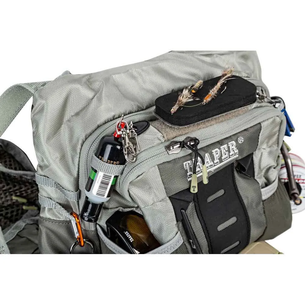 Купить Traper fly 81349 Жилет Combo Active Chest Pack Серый Grey 7ft.ru в интернет магазине Семь Футов