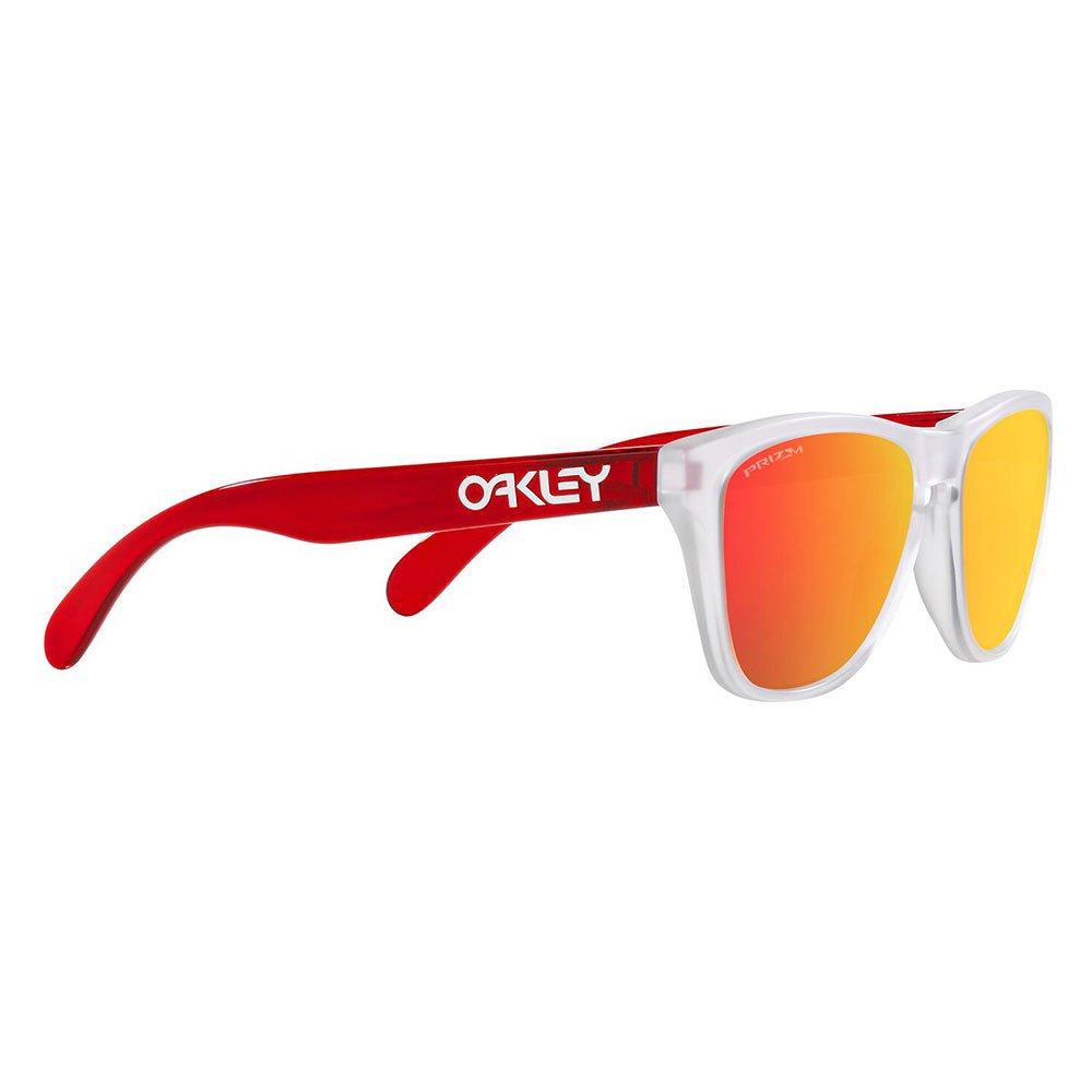 Купить Oakley OJ9009-0848 Frogskins XXS Prizm Молодежные солнцезащитные очки Matte Clear Prizm Ruby/CAT3 7ft.ru в интернет магазине Семь Футов