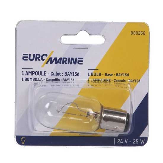 Купить Euromarine 000256 BAY15D 24V 25W Лампочка Бесцветный Clear / Grey 7ft.ru в интернет магазине Семь Футов