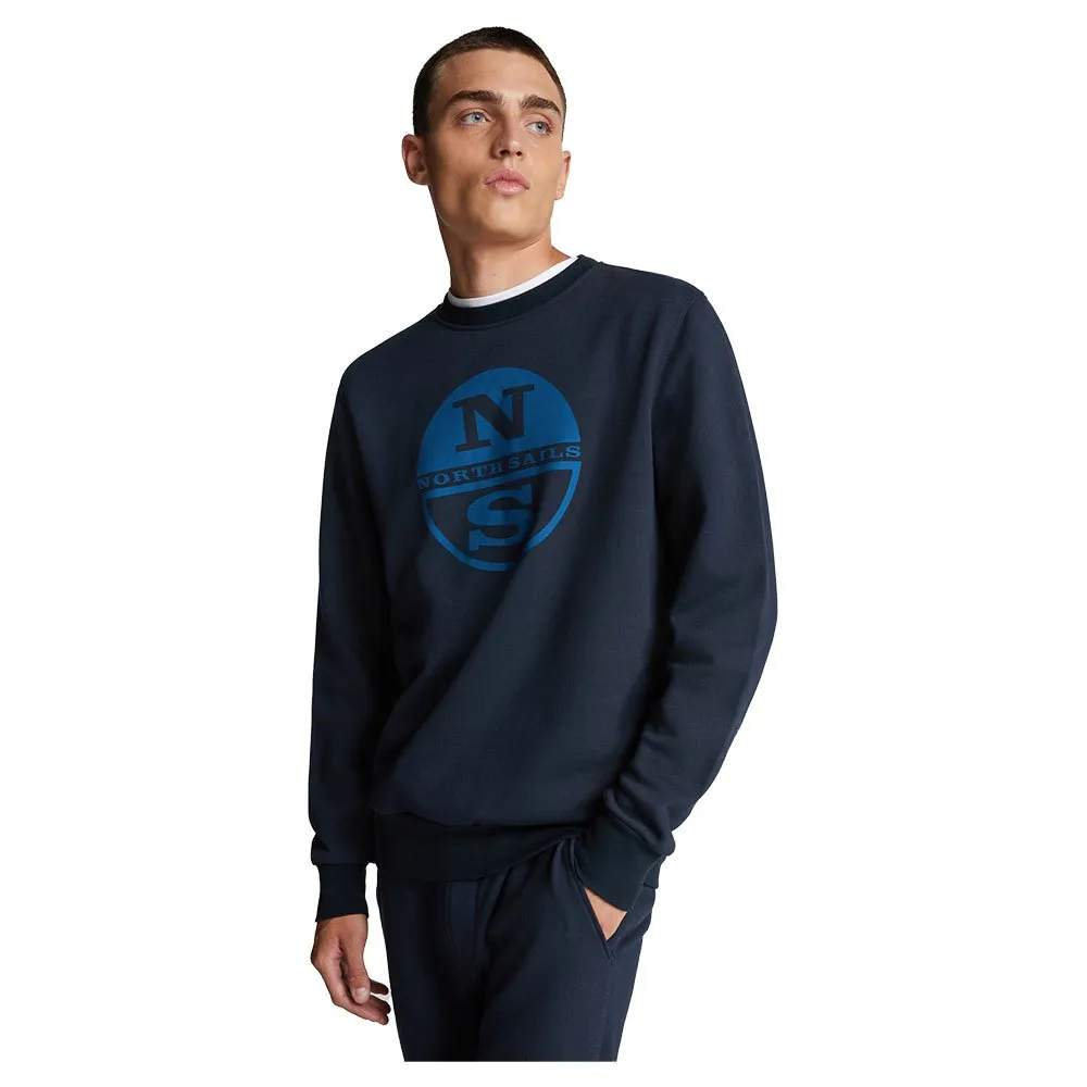 Купить North sails 691622-0802-S Толстовка Organic Fleece Голубой Navy Blue S 7ft.ru в интернет магазине Семь Футов