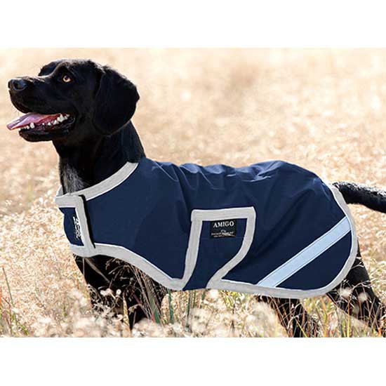 Купить Amigo 06066141414 Куртка для собак WP  Navy / Silver L Охота 7ft.ru в интернет магазине Семь Футов