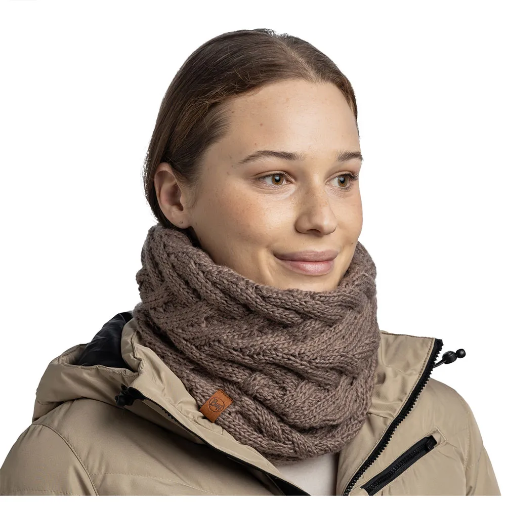 Купить Buff ® 123518.322.10.00 Шарф-хомут Knitted & Fleece Caryn Cobblestone 15x10x5 7ft.ru в интернет магазине Семь Футов