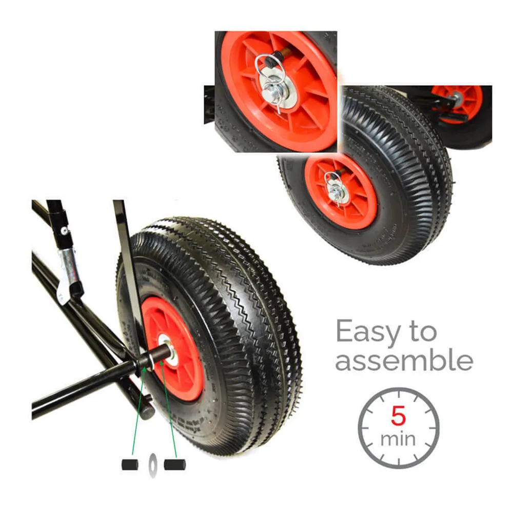 Купить Ngt fbt-trolley-quickfish Карповая рыболовная тележка Quickfish Black 82x52x27 106 x 57 x 54 cm 7ft.ru в интернет магазине Семь Футов