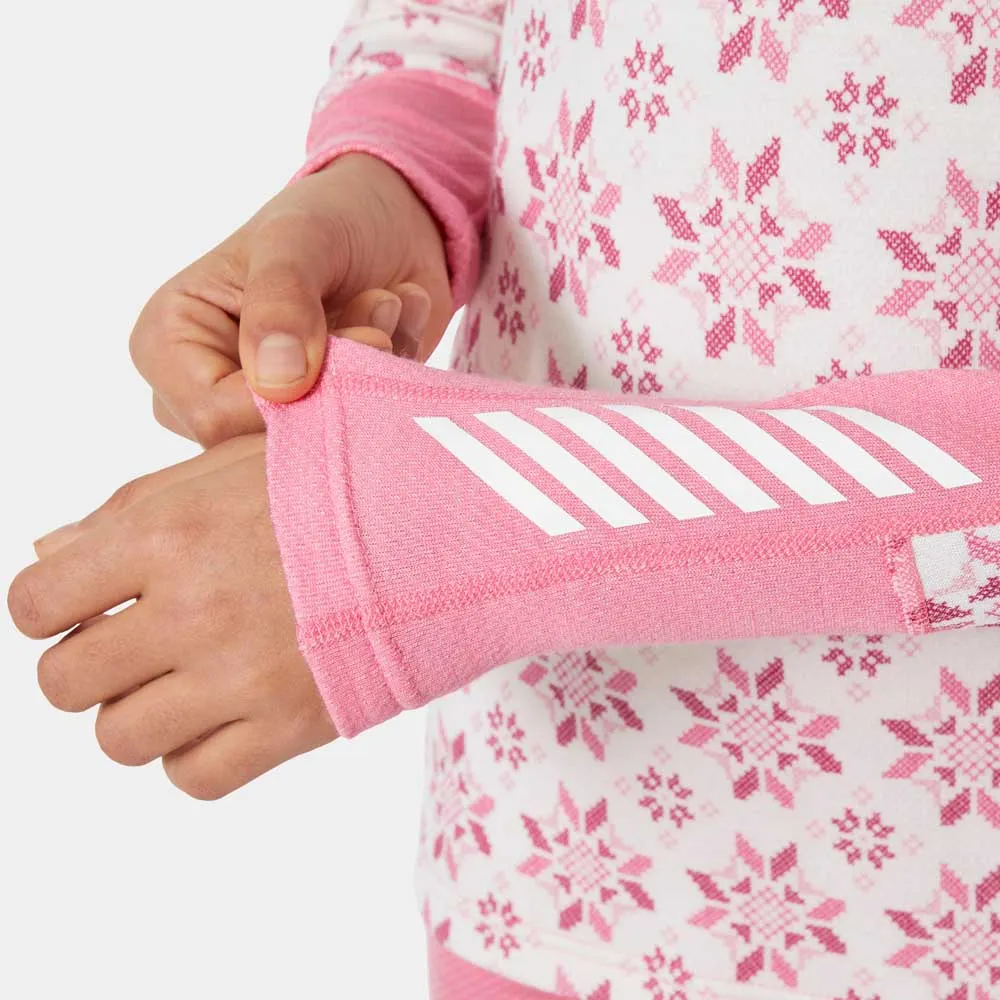 Купить Helly hansen 48179_068-176 Набор базовых слоев Graphic Lifa Merino Youth Sugar Pink 60x40x40 15-16 Years 7ft.ru в интернет магазине Семь Футов