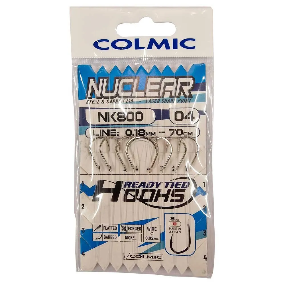 Купить Colmic alx060820 крючок с бородкой NK800 0.200 mm 70 cm Nickel 15x10x5 7ft.ru в интернет магазине Семь Футов