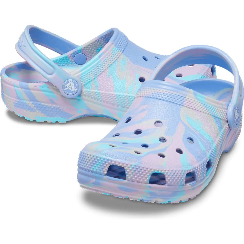 Купить Crocs 206838-5q7-c4 Деревянные башмаки Classic Marbled Moon Jelly / Multi 35x25x15 EU 19 7ft.ru в интернет магазине Семь Футов
