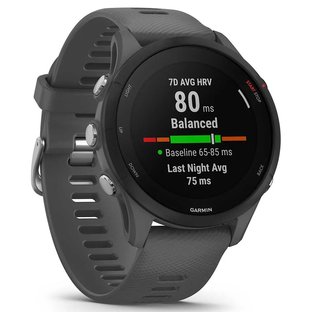 Купить Garmin R-16531973-010-02641-10 Reloj Forerunner 255 Basic reacondicionado Серый Slate Grey 7ft.ru в интернет магазине Семь Футов