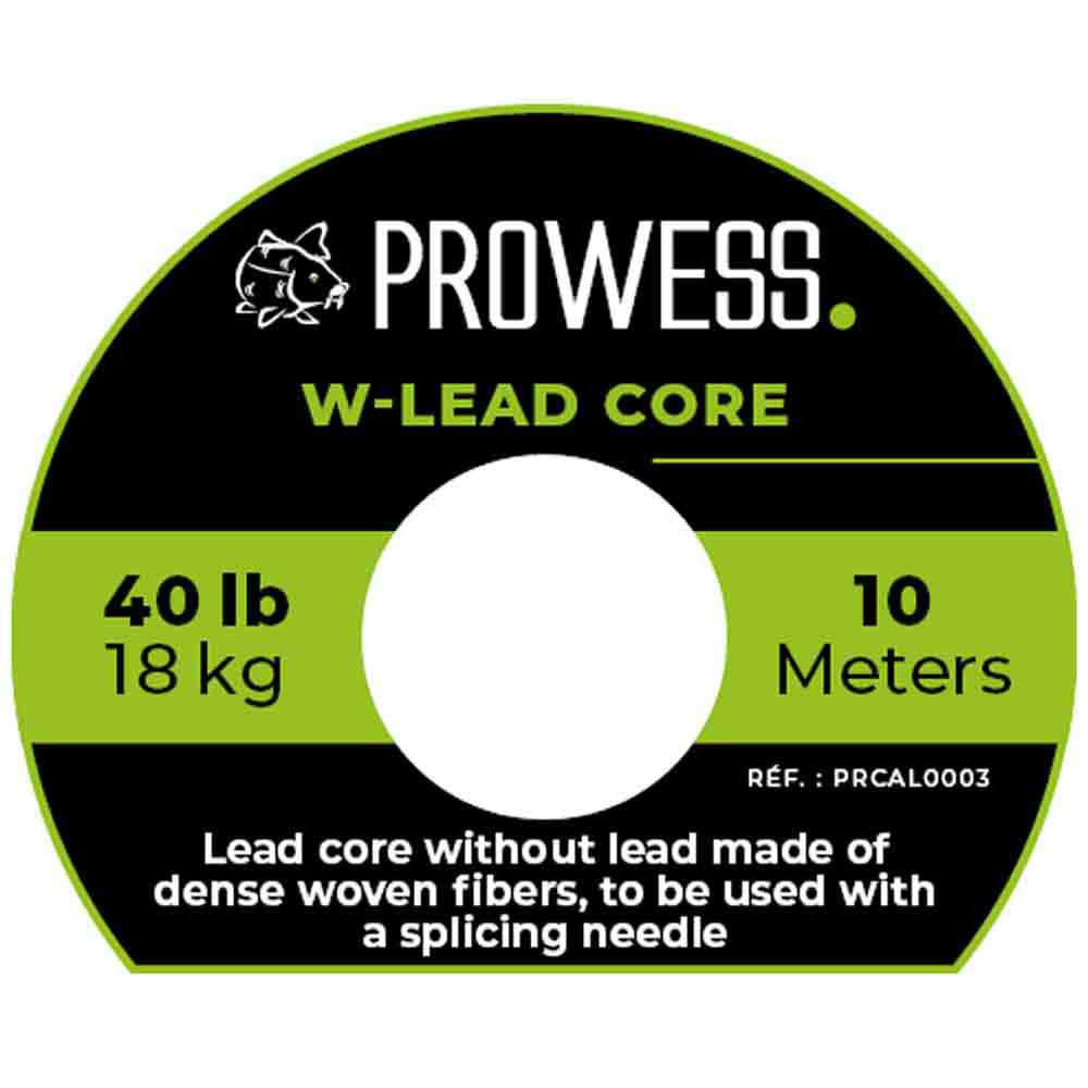 Купить Prowess PRCAL0003 W-Lead Core 40Lbs 10 m Плетеный  Black / Green 7ft.ru в интернет магазине Семь Футов