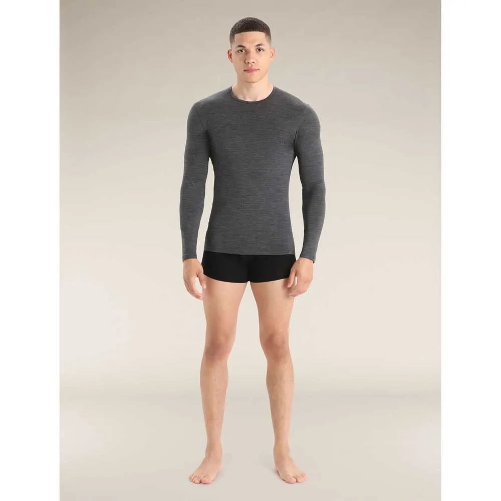 Купить Icebreaker 103032011M Базовый слой с длинным рукавом Merino 150 Anatomica Jet Heather 011 M 7ft.ru в интернет магазине Семь Футов