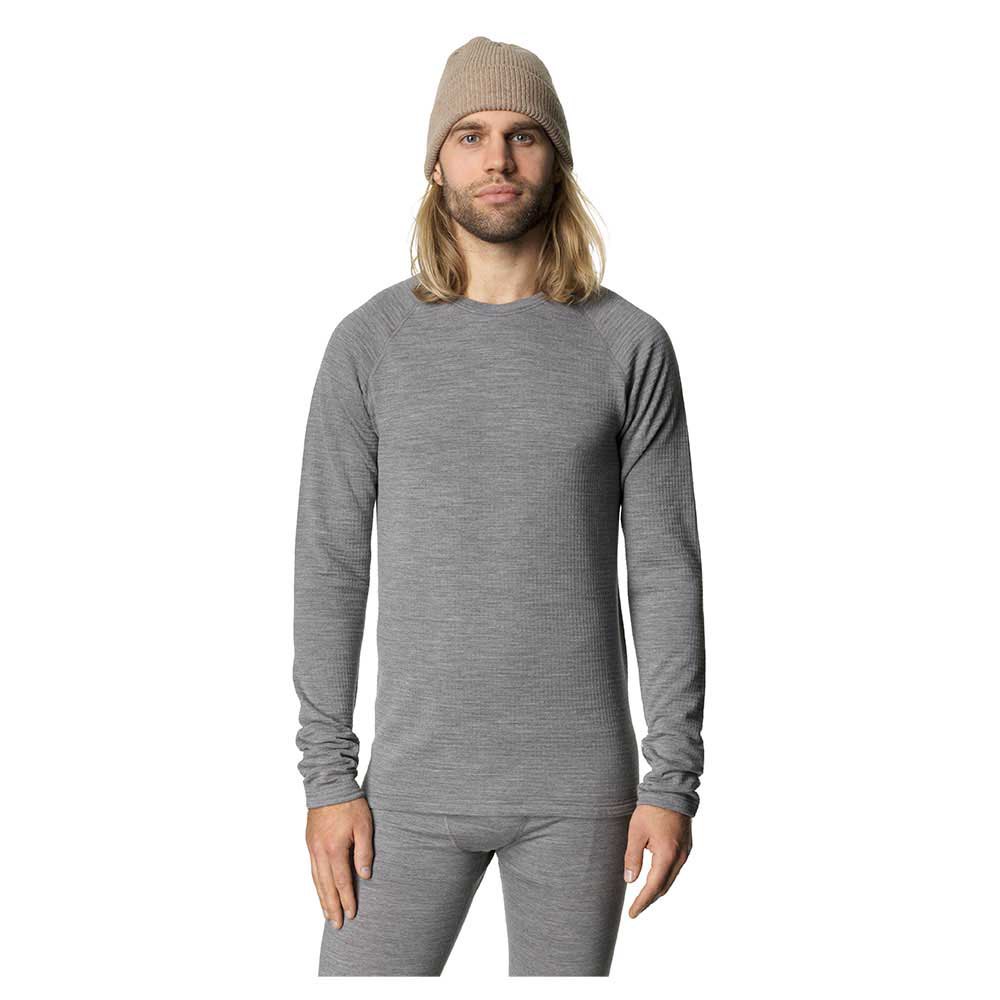 Купить Houdini 840034-712-L Базовый слой с длинным рукавом Desoli Thermal Crew Серый College Grey L 7ft.ru в интернет магазине Семь Футов