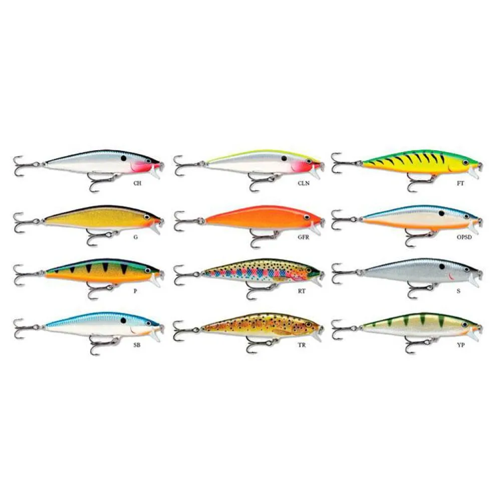 Купить Rapala RA5822131 Flat Rap 80 Mm 7g Многоцветный  BLK 7ft.ru в интернет магазине Семь Футов