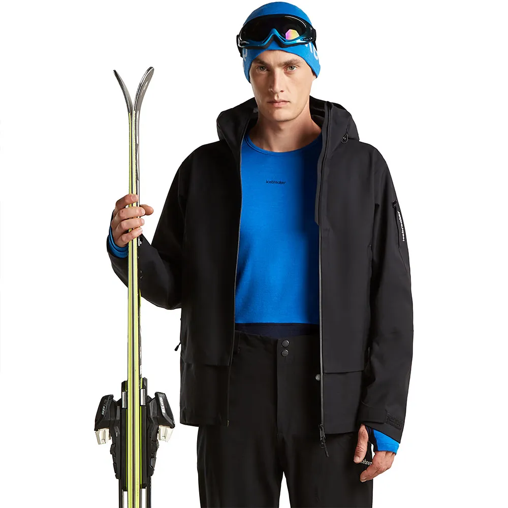 Купить Icebreaker 0a57ciib0n2xxl Базовый слой с длинным рукавом 260 ZoneKnit Midnight Navy / Lazurite / Cb 30x25x2 2XL 7ft.ru в интернет магазине Семь Футов